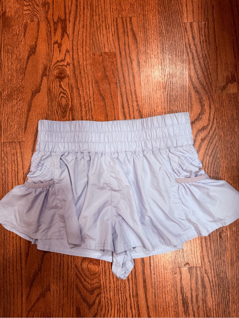 FP Movement by Free People Light lavender Ruffle Waist Athletic Skort